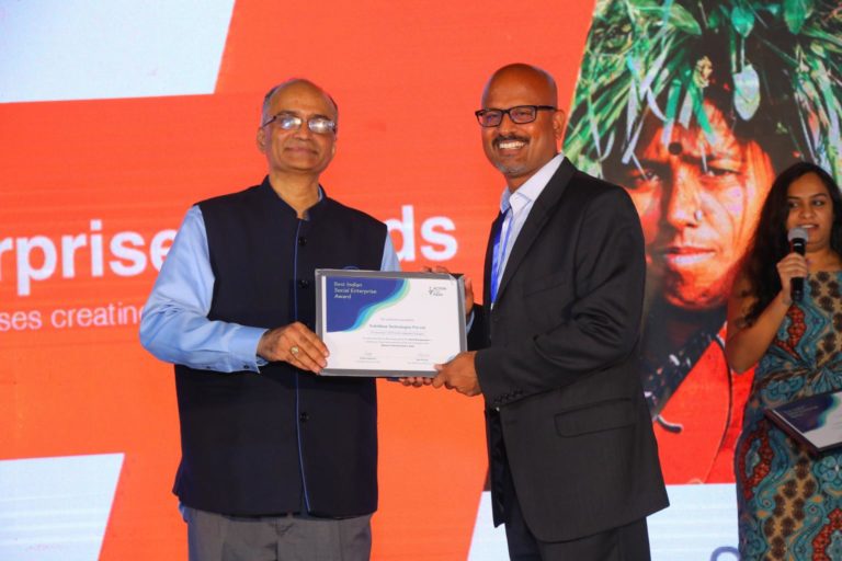Won the AFI Best Indian Social Enterprise Award